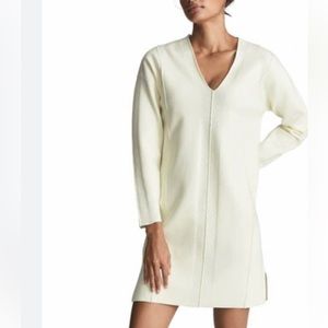 REISS Designer Ava Elevated Day Knit Jumper Style Dress